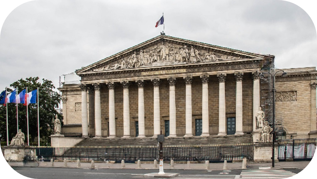 le Palais  Bourbon du faubourg Saint Germain