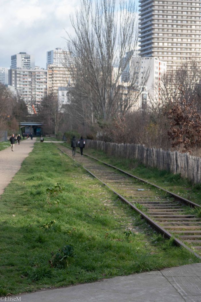 Les rails de la petite  ceinture