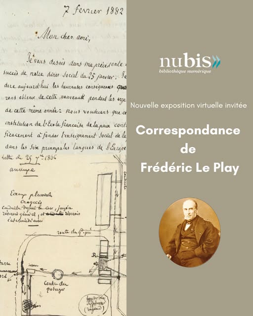 affiche correspondance de Frédéric Le Play