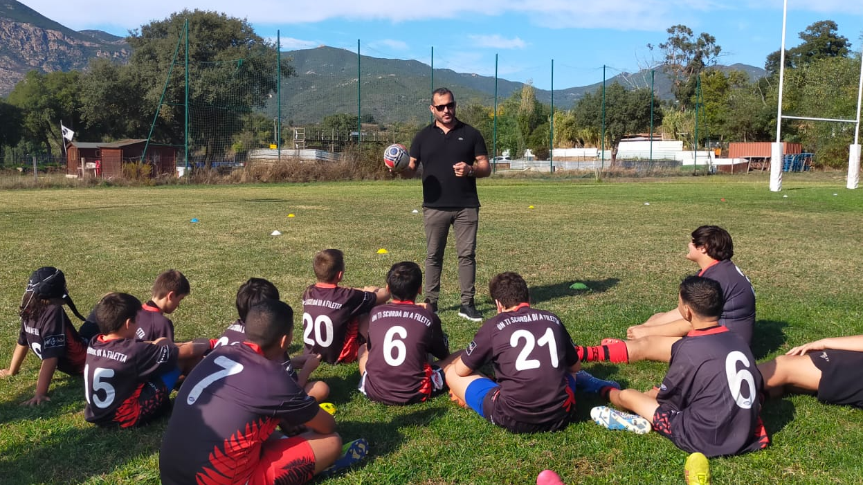  Sébastien Boueilh sensibilise les jeunes rugbyman corrses